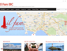 Tablet Screenshot of ilfaro-napoli.org